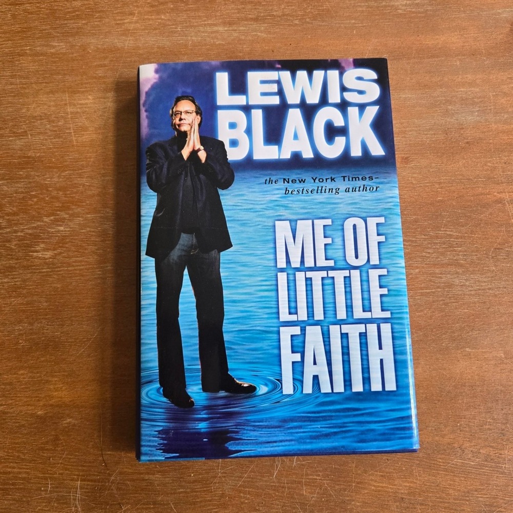 Lewis Black Me of Little Faith‎ Signed Hardcover Book Autograph